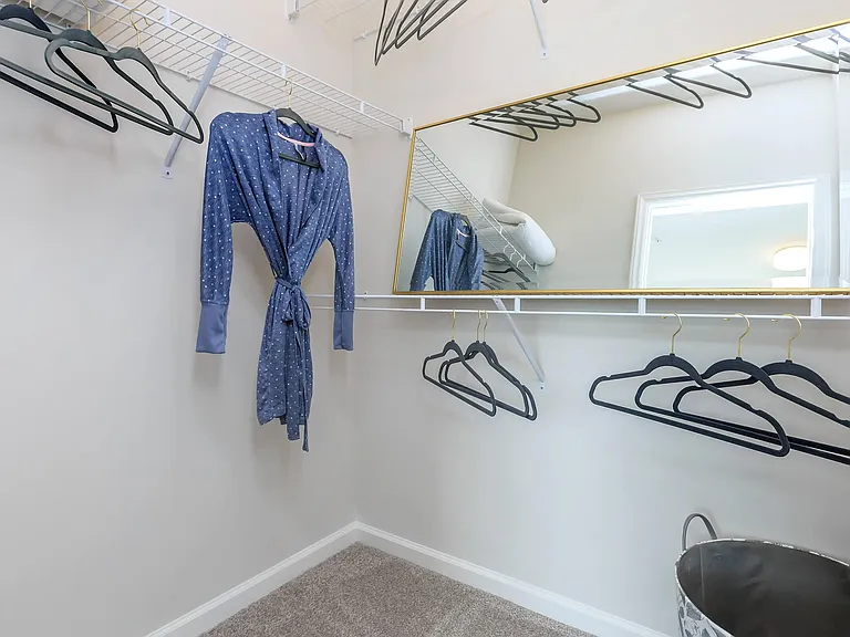 AMPLE CLOSET SPACE