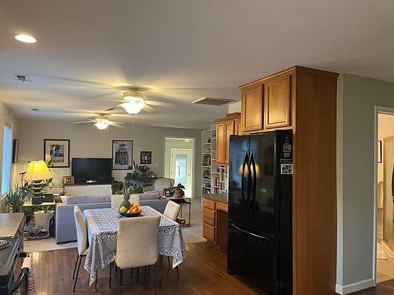 Double door Kitchen Aid refrigerator.
