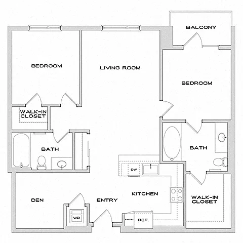 Floor plan B6+Den