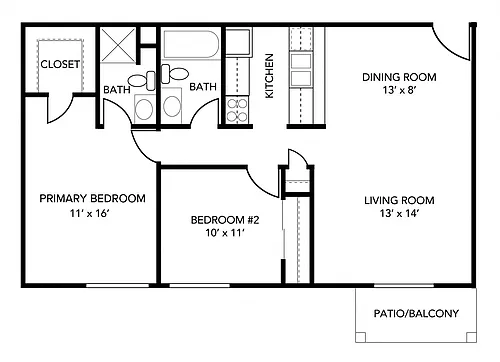 Floor plan C1p