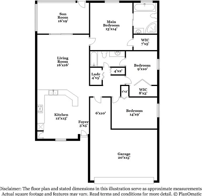 3 bed, 2.0 bath, 1312 sqft, $2,070 — Photo 2