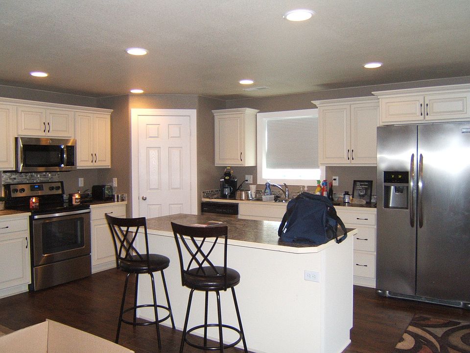 Kitchen with walk in pantry