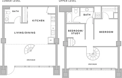 Floor plan 1BK