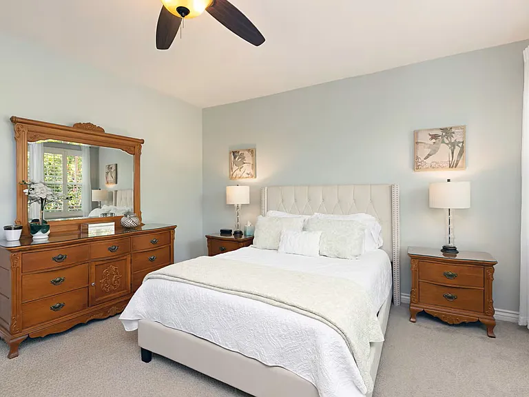 Master Bedroom Suite Alt View with Queen Size Bed