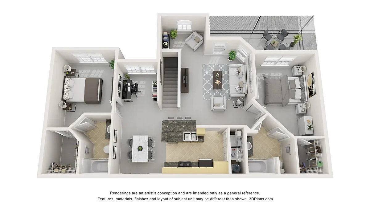 Floor plan The Milan