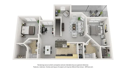 Floor plan The Milan