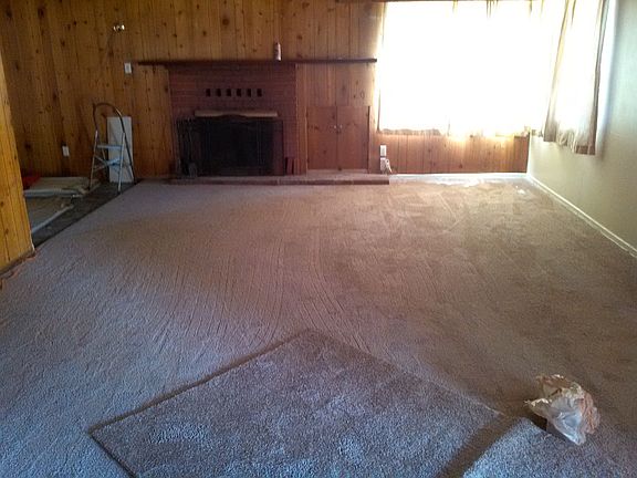 living room w/ fireplace