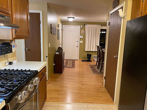 Front door from kitchen