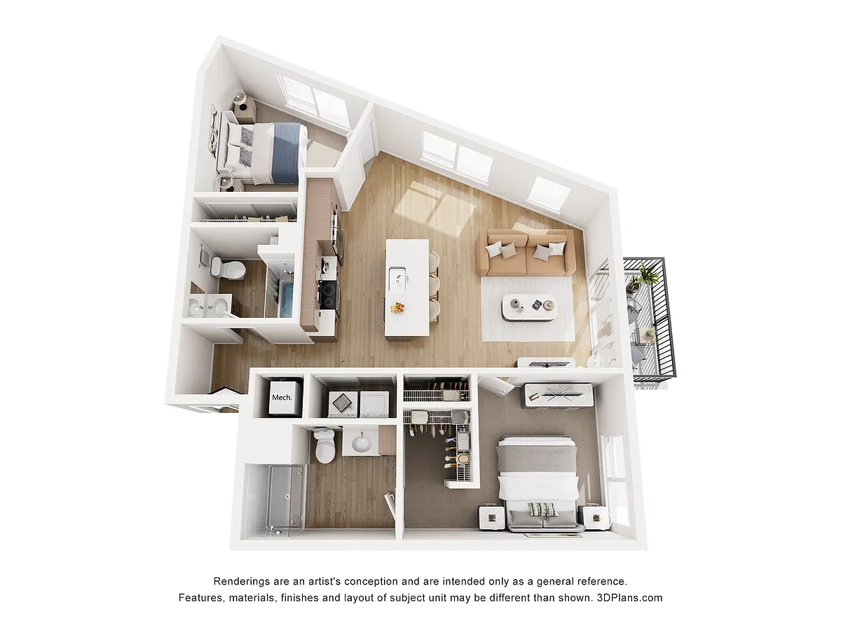 Floor plan B3
