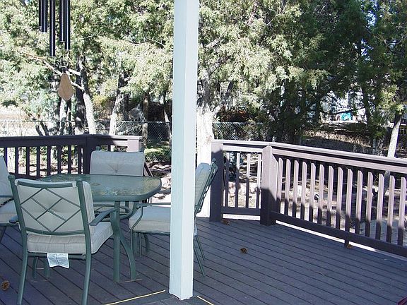 Remodeled back deck