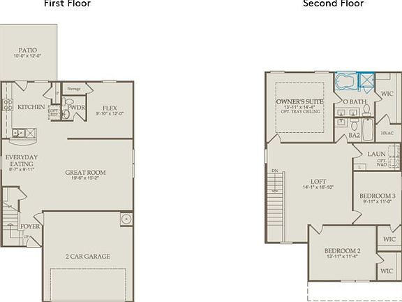 Home Design Layout with Structural Options