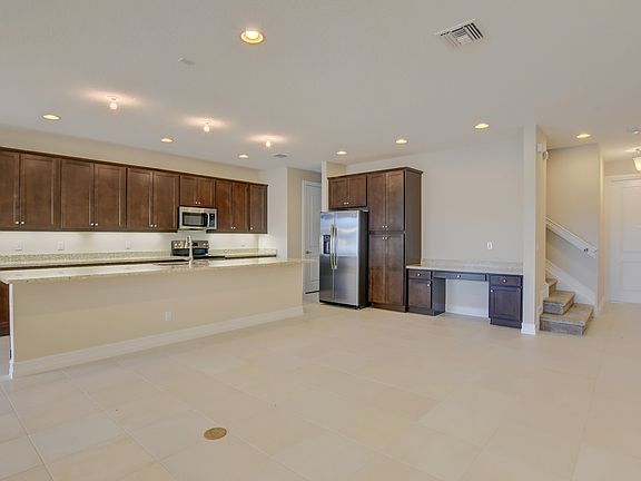Open great room & kitchen