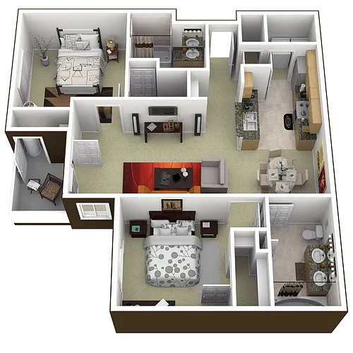 Floor plan The Petersburg