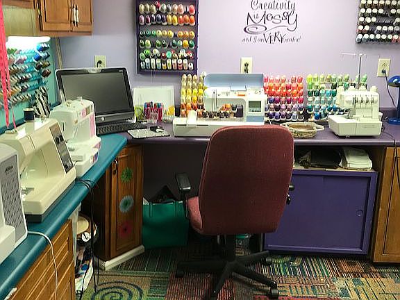 Sewing/hobby room