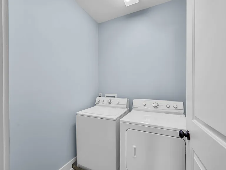 laundry room is upstairs; washer & dryer are provided