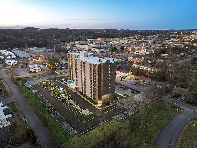 Aerial View of Building