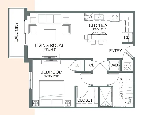 Floor plan A8