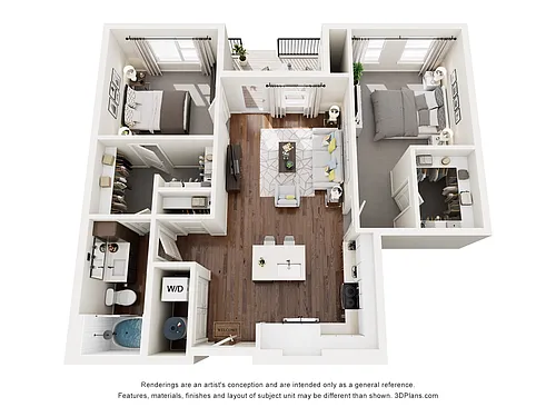 Floor plan Blue Sky