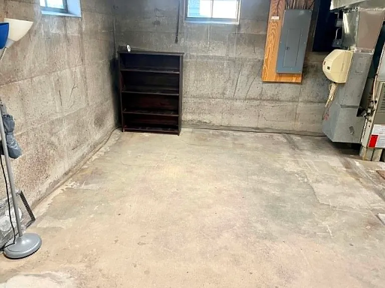 Basement for storage or recreational needs, gym, play area.