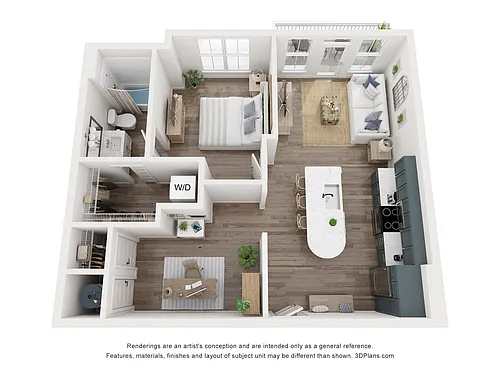 Floor plan A1E
