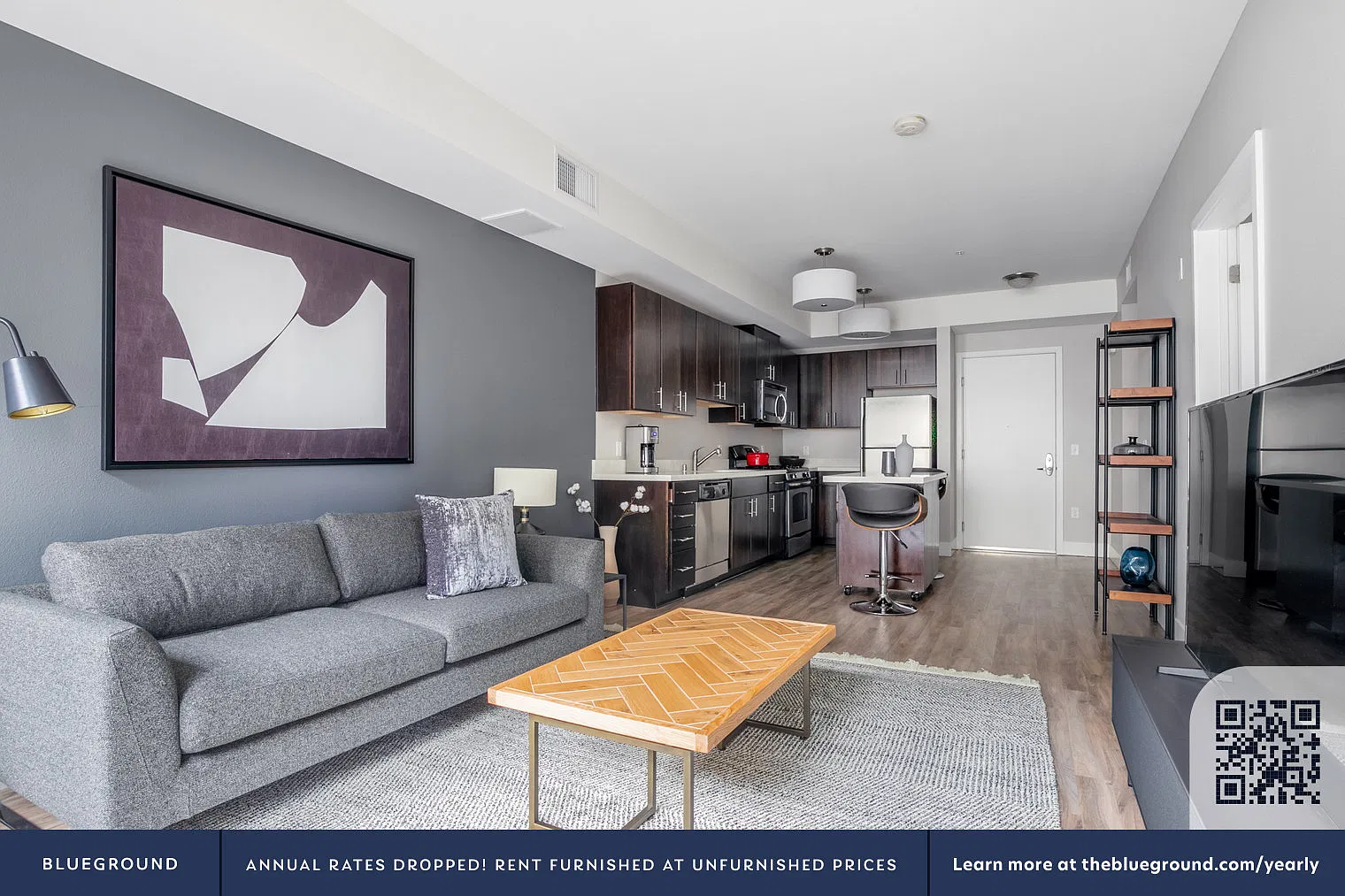 1 bed, 1.0 bath, 693 sqft, $4,390 — Photo 2