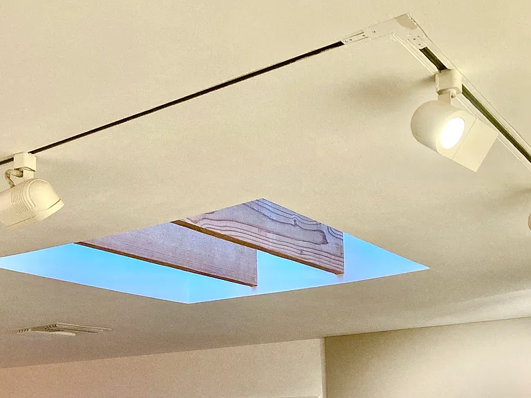 Architectural Accent Track Lighting & Skylight Joists