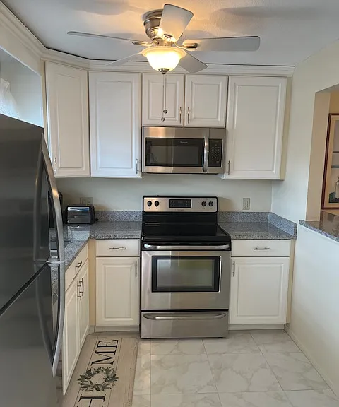 Fully stocked kitchen
