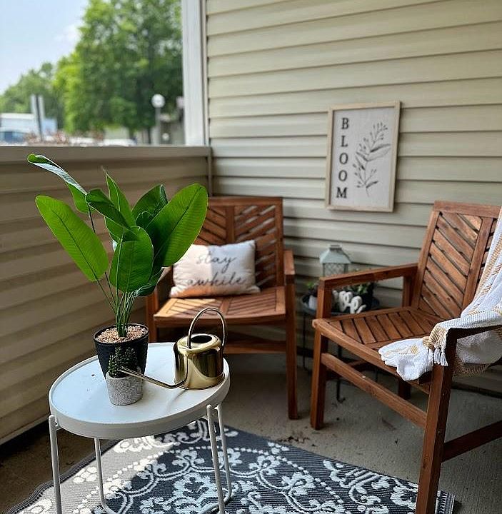 One Bedroom Model Patio