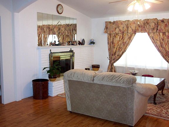 Cozy living room with fire-place