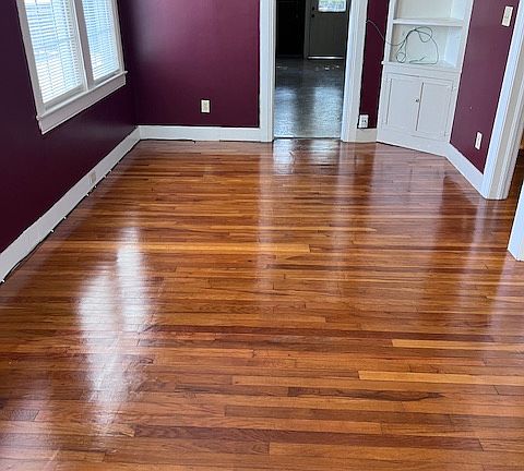 Front room and dining area