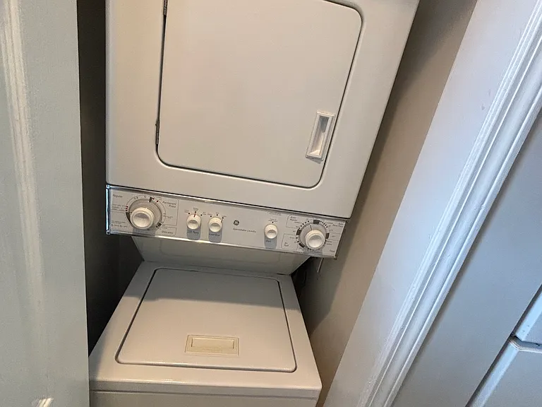 Laundry Closet - just off kitchen with closing door