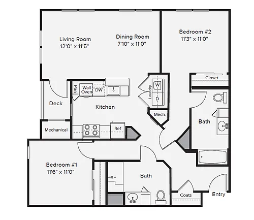 Floor plan B10-1-ADA