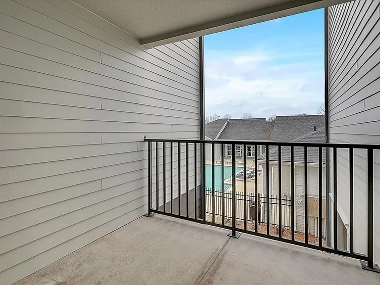 Enjoy your private balcony with scenic pool views at The Preserve Murfreesboro.
