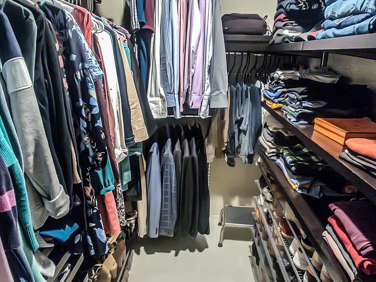 Custom master closet.