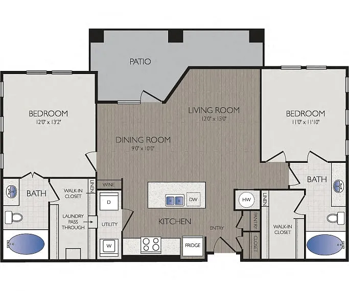 Floor plan B1