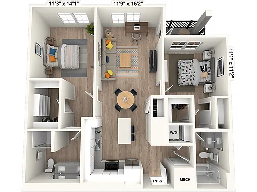 Floor plan BM-08-Scheme II