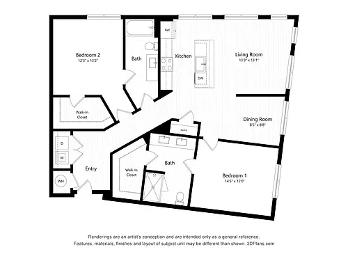 Floor plan 2B