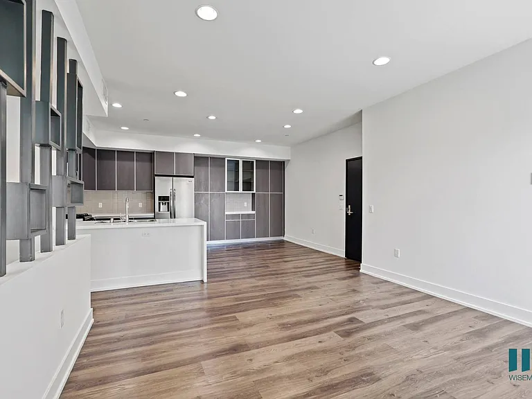 Open-Concept Kitchen, Dining, and Living Room Areas