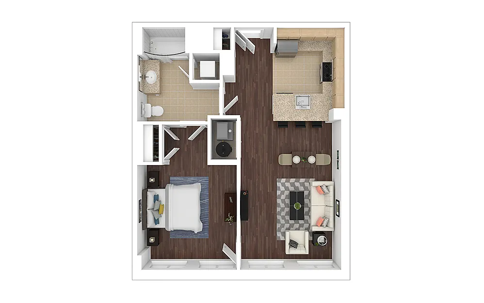 Floor plan A7 - Renovated