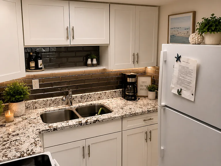 fully equipped kitchen