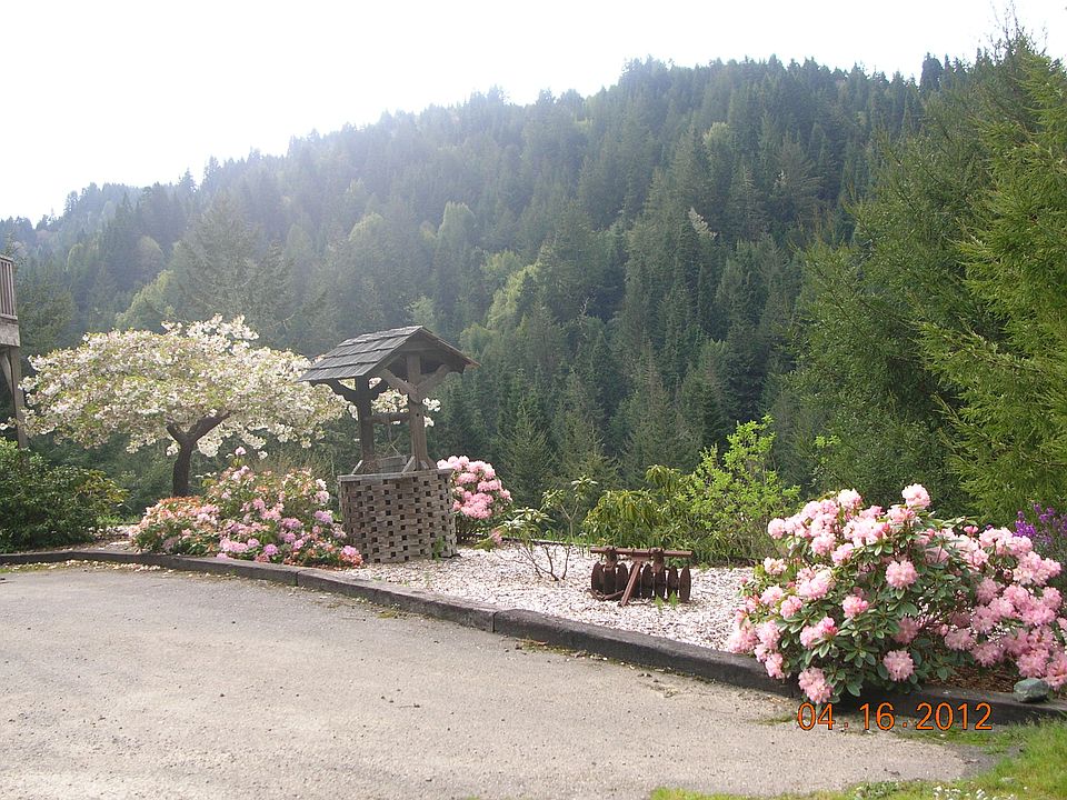 Toward front of home