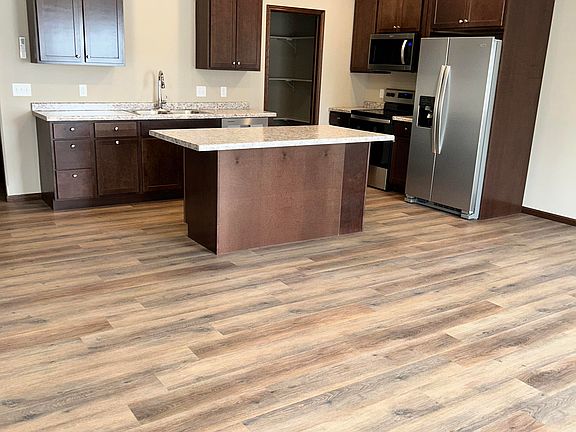 Kitchen view from living area.