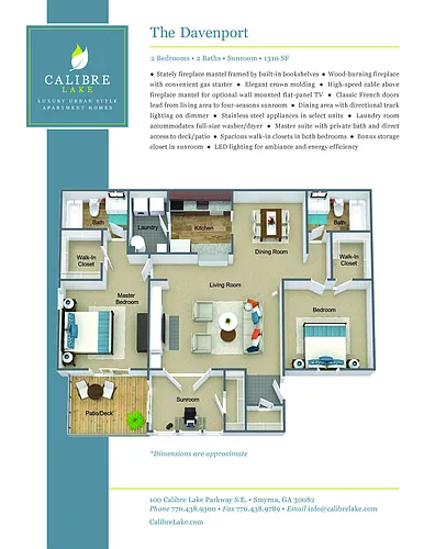 Floor plan Davenport Classic