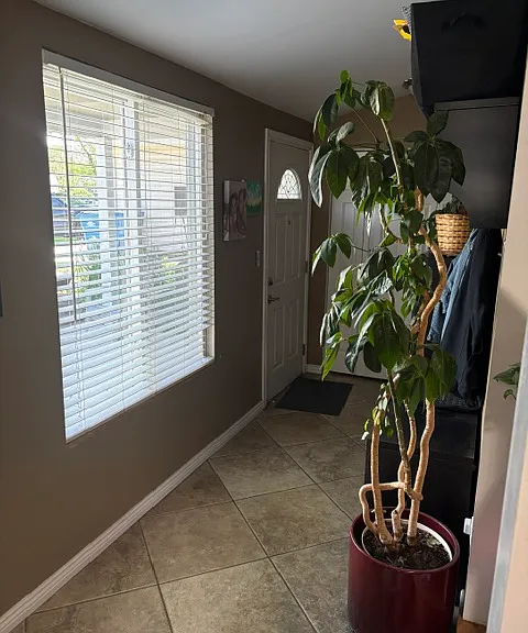 front door entry way/mud room