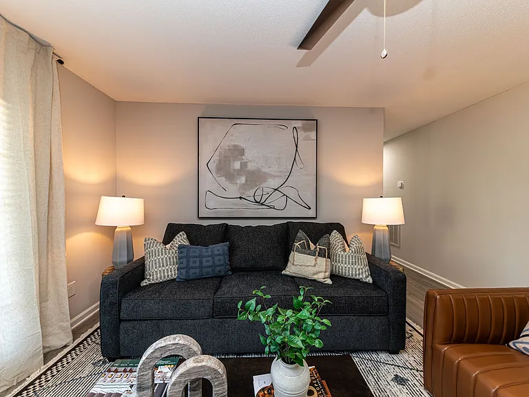 Spacious living room
