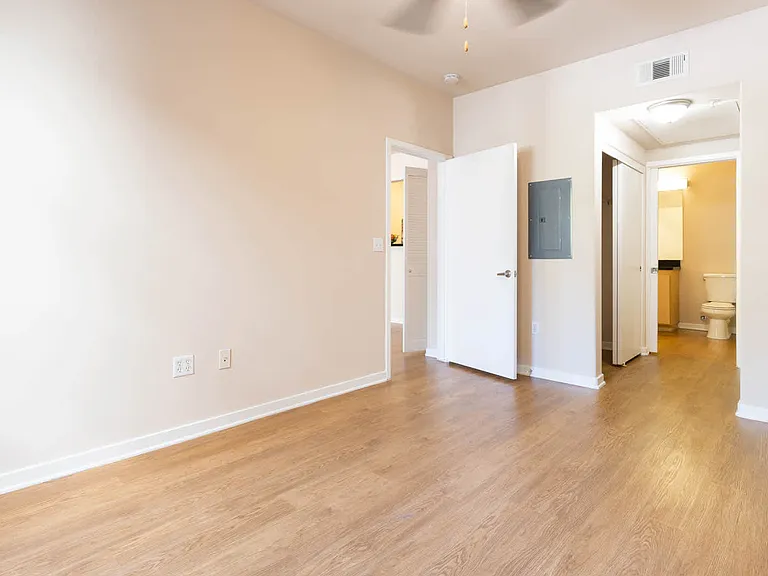 Bedroom with Hard Surface Flooring