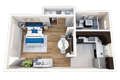 Floor plan Studio