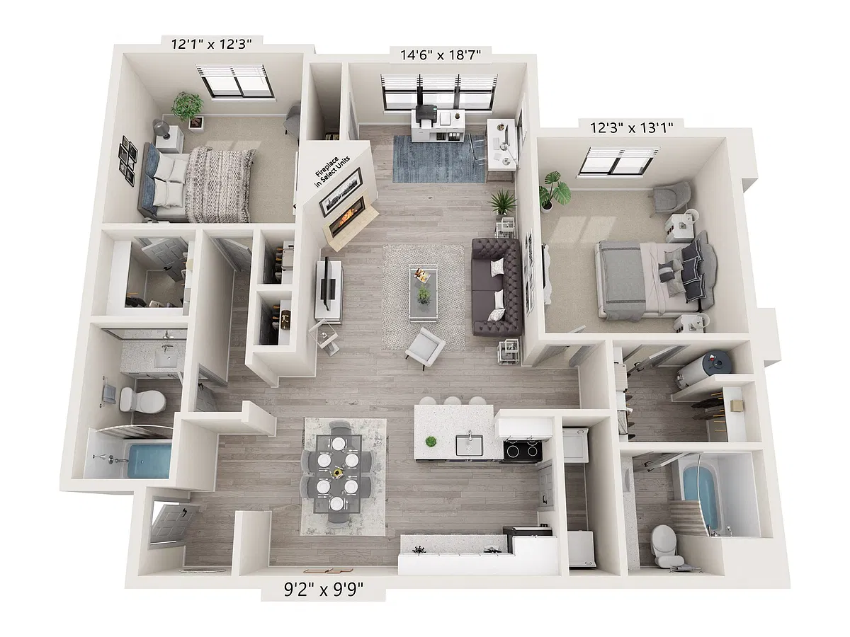Floor plan B4 Renovated