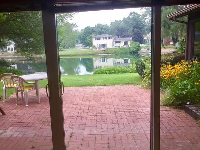 View from Living Room over looking the lake