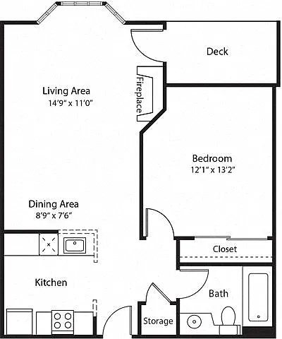 Floor plan 1C